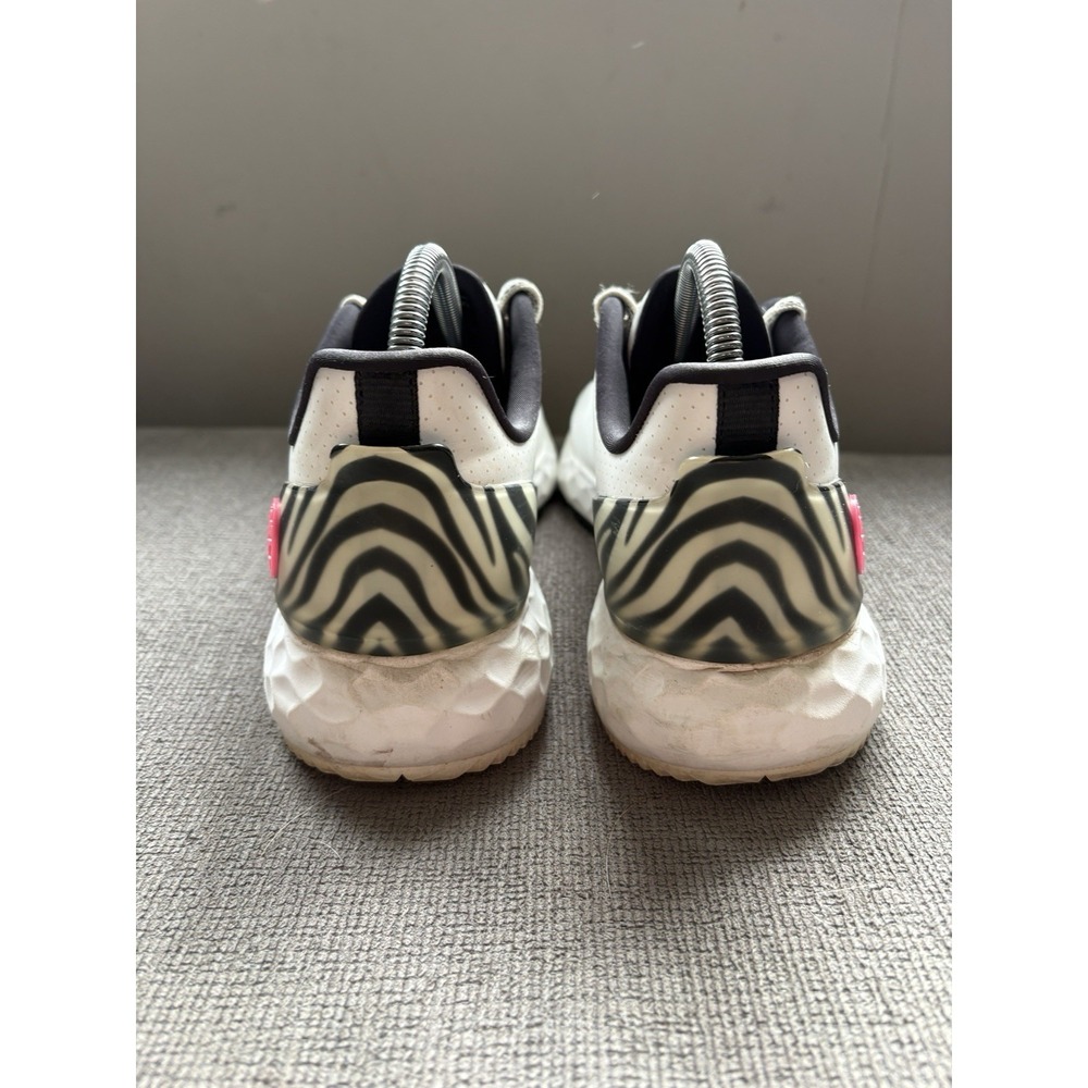 G/FORE GFORE MG4+ Zebra Stripe Golf Shoe Sneaker ⛳️ LADIES 8.5 White Pink Black - Picture 4 of 8